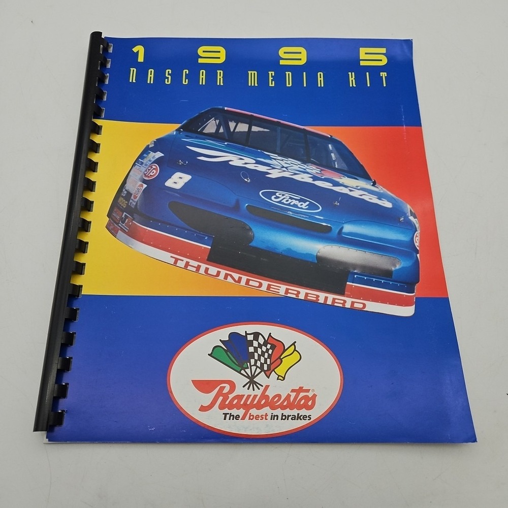 Vintage‎ Nascar Media Kit Press Guide Jeff Burton Raybestos Racing 1995